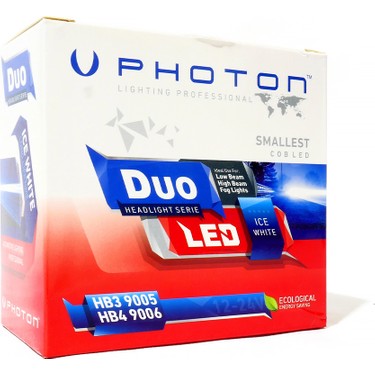 Photon Duo LED Ice White HB3 9005-HB4 9006