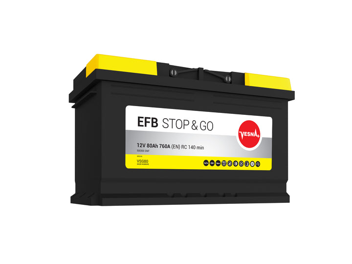 BA 80 VESNA STOP&GO EFB 80Ah (Start&Stop)