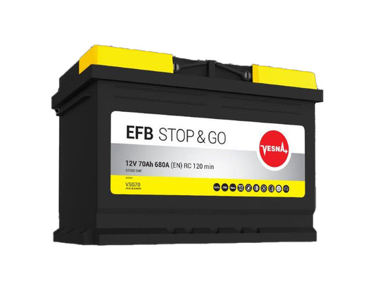 BA 70 VESNA STOP&GO EFB 70 Ah (Start&Stop)