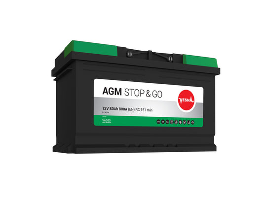 BA 80 VESNA AGM 80Ah (STOP&GO)