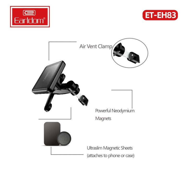 Earldom Magnetic Airvent 360* EH-83