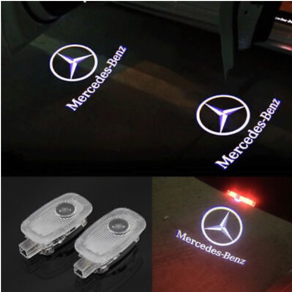 Drite led me logo per Mercedes S Class W221, Sprinter, Vito